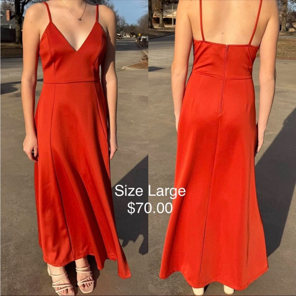 Chic Red Maxi Dress